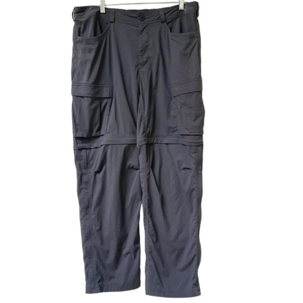 REI‎ Coop Womens Convertible Nylon Pants Shorts Size 38 W  Outdoor Hiking Summer